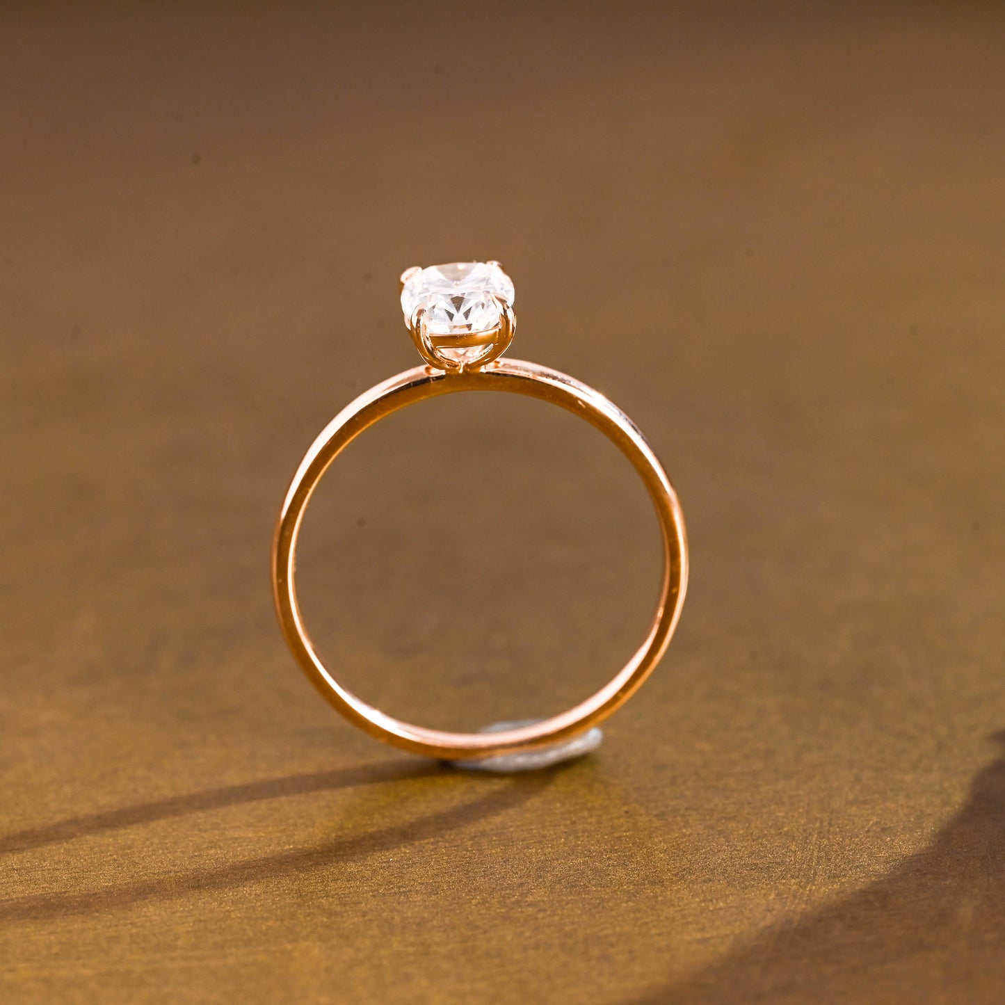 SquareJewelry cushion cut moissanite engagement ring Solid Gold Solitaire Elongated Cushion Cut Moissanite Engagement Ring