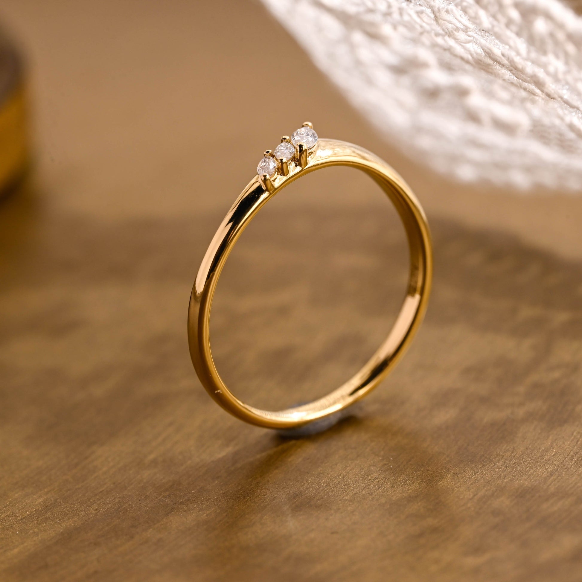 SquareJewelry women's wedding ring Low Curve Marquise Cut Moissanite Wedding Band